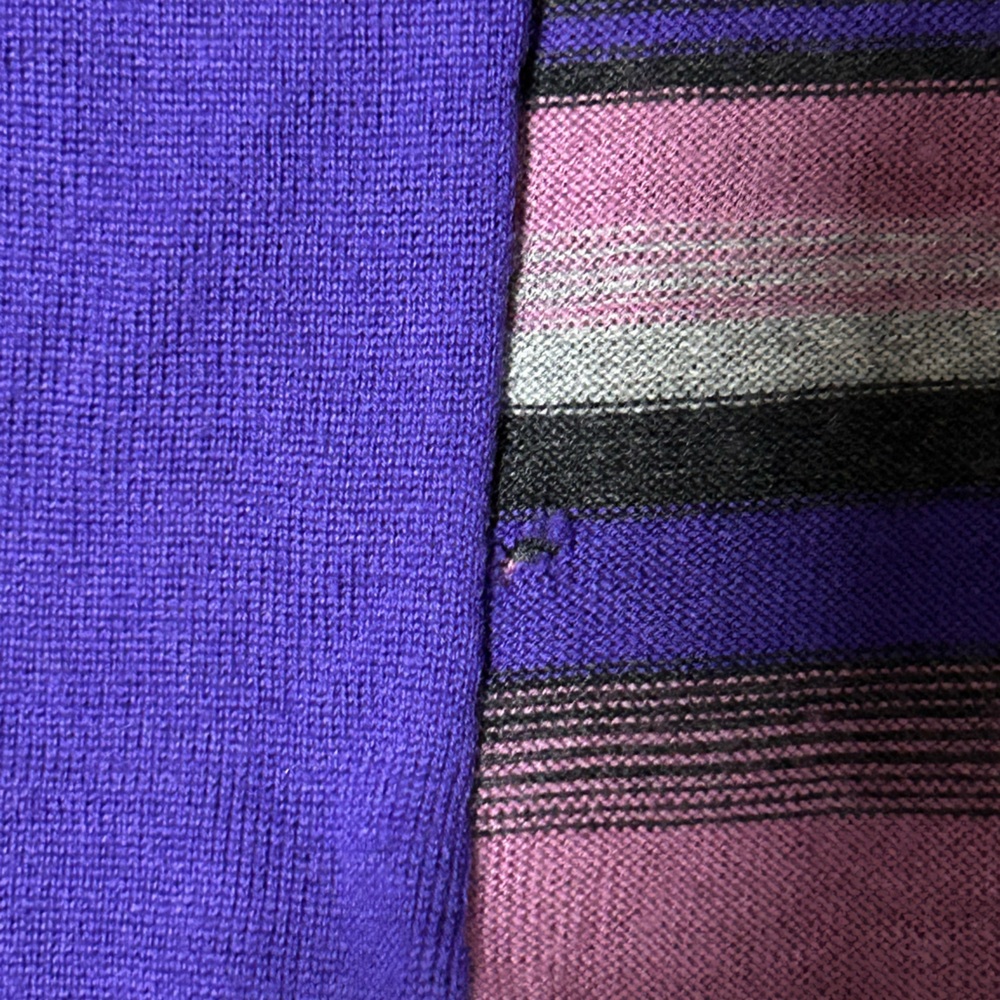Rena Lange Colorful Striped Sweater 100%‎ Virgin Wool - Picture 8 of 8